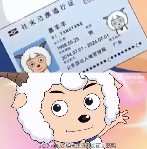 ▲喜羊羊個性急性子、行動力十足，但常因事情只聽一伴而出錯，成了羊村中的「行動派搞笑王」；他的「羊曆」生日是3506年5月25日。（圖／取自微博）