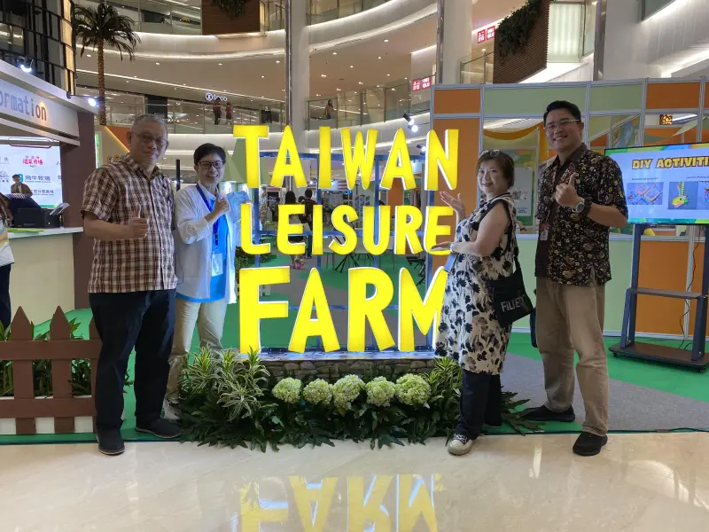 ▲臺灣農業旅遊登陸印尼展銷。（圖／農業部）