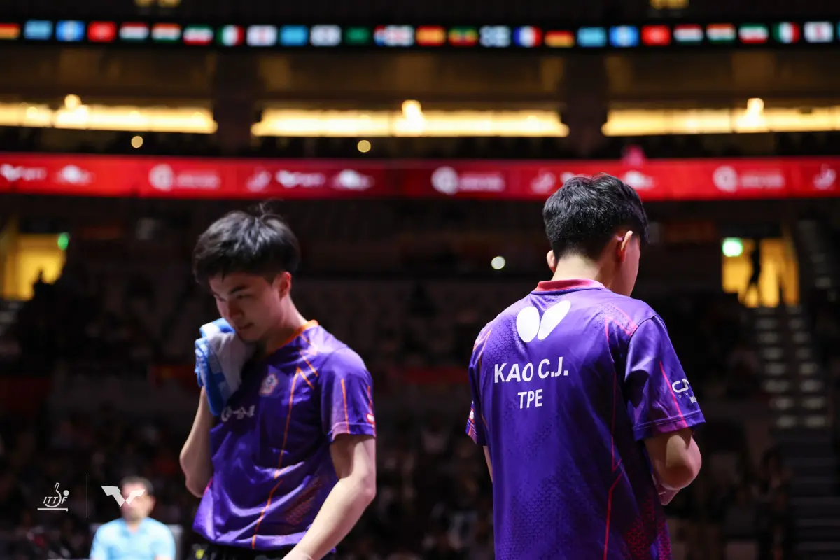 ▲2025杜哈世界桌球錦標賽男雙金牌戰，我國男雙組合林昀儒／高承睿2：3不敵日本組合篠塚大登／戶上隼輔，錯失冠軍。未來還有機會嗎？（圖／取自ITTF）