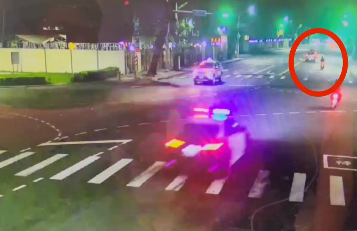 違規女騎士自撞喪命爆酒駕  追車警挨告過失致死