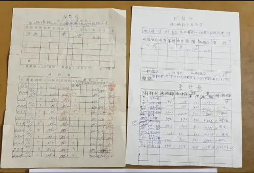 被拆屋的住戶出示早年承租土地的「租谷」繳納單 ▲被拆屋的住戶出示早年承租土地的「租谷」繳納單。(圖/台中市議員江和樹提供,2025.05.26)