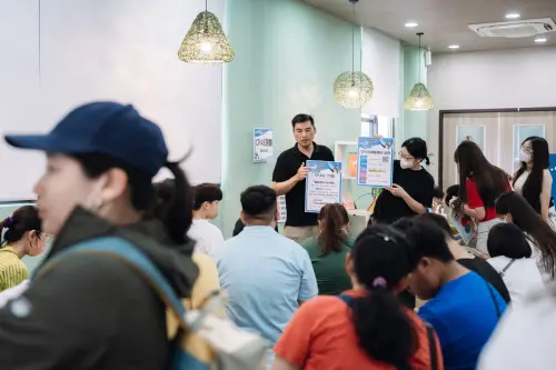 CPAS職涯測驗,吸引百位青年現場填答 ▲CPAS職涯測驗,吸引百位青年現場填答。(圖/屏東縣府提供)