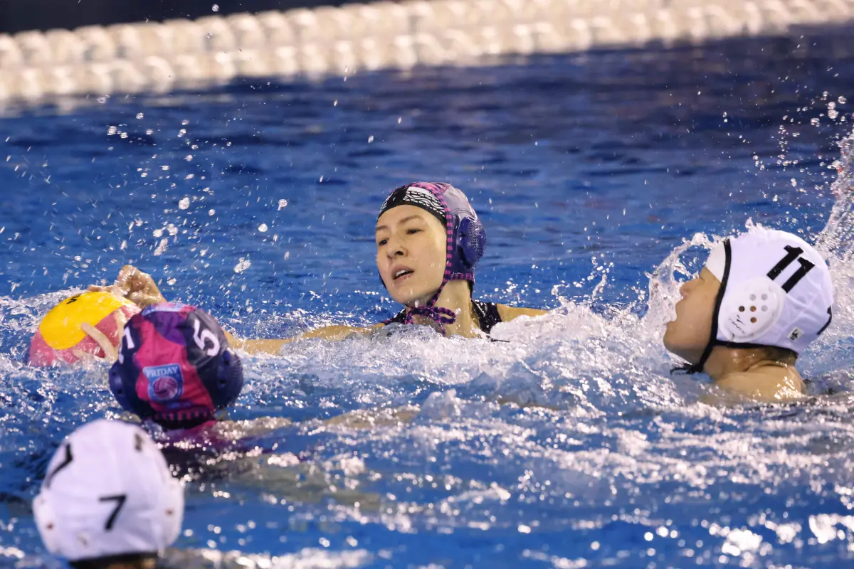 ▲知名主播夏嘉璐今日在2025雙北世壯運挑戰水球項目，生涯首度參賽直呼不容易，但她感謝這次機會讓她突破舒適圈，體驗全新運動領域。（圖／世壯運執委會提供）