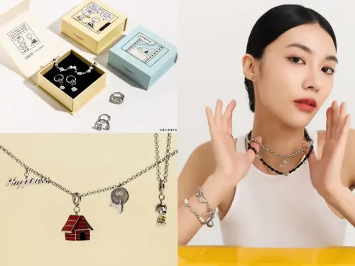 ▲vacanza × PEANUTS聯名飾品今開賣。（圖／vacanza提供）