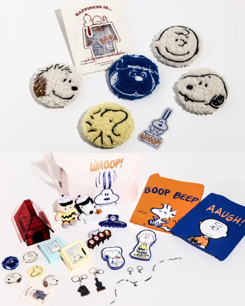 ▲vacanza × PEANUTS聯名周邊商品一次看，鐵粉必收「軟萌的羊羔徽章」有夠可愛。（圖／vacanza提供）