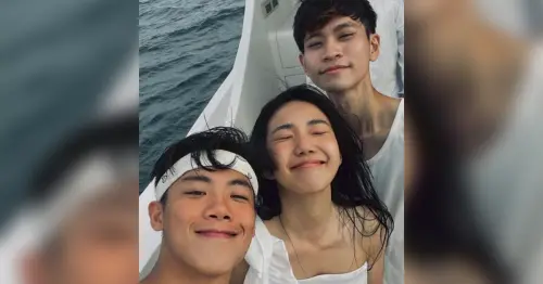 ▲范成章（左）被Andy影射是小王，坦言家寧後來一直逼他上心靈課程，已經沒有聯絡了。（圖／翻攝自家寧IG）