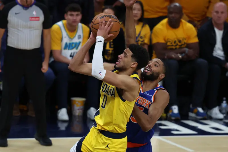 NBA／溜馬半場69：64領先尼克！　Haliburton繳20+10+9準大三元