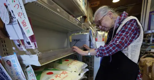 ▲日本面臨30年來最嚴重米荒、米價飆漲。（圖／美聯社／達志影像）