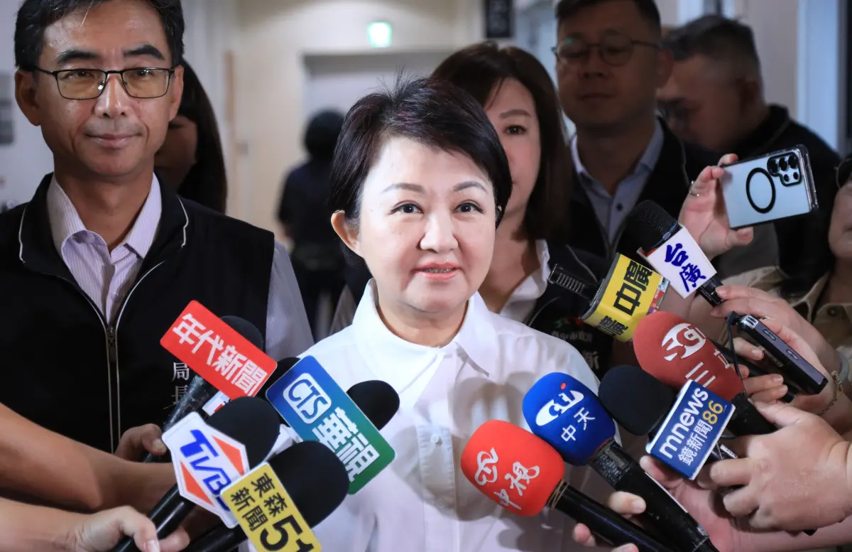 ▲台中市長盧秀燕今天宣布，台中大巨蛋將落腳水湳經貿園區的「創研一」基地。（圖／台中市政府提供，2025.05.28）