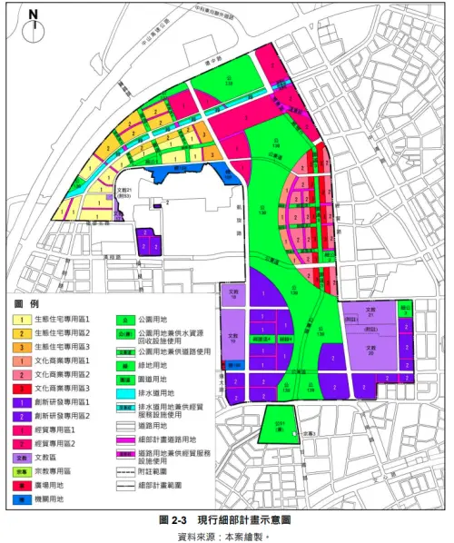 ▲水湳經貿園區用地計畫（圖／翻攝自台中市都發局官網）