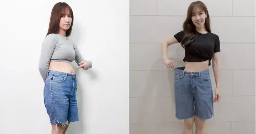 ▲小薰表示之前為戲增胖差點減不下來，後來靠對的飲食減了7K，褲頭直接鬆一圈，超開心。（圖／品牌提供）