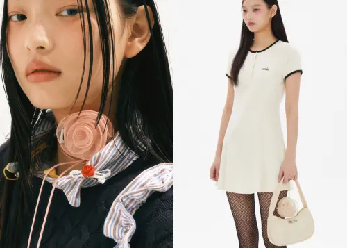 ▲emis全新玫瑰系列，肩背包、髮圈都好吸引人。（圖／emis提供）