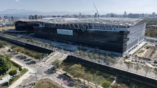 ▲「超巨蛋」位於興建中的台中國際會展中心附近。（圖／台中市政府提供，2025.05.28）