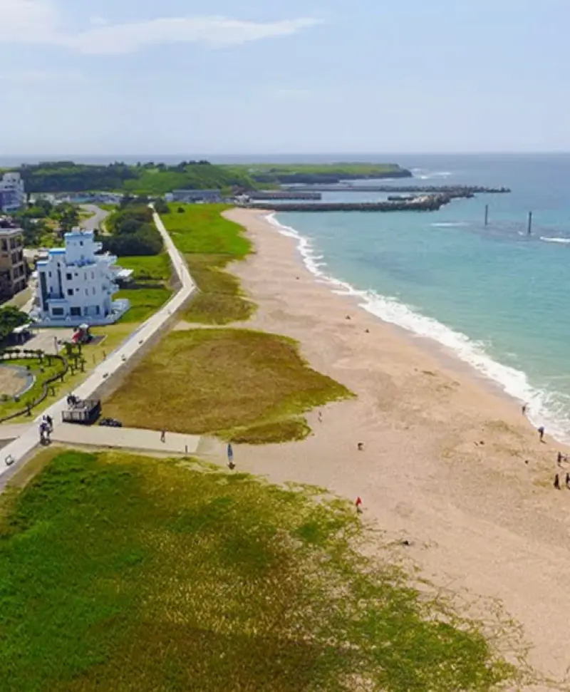 ▲ 27日下午澎湖海域傳失聯意外，一名33歲男子在山水沙灘從事海上活動時，疑似體力不支無法游回岸邊。（圖／翻攝Google Maps)