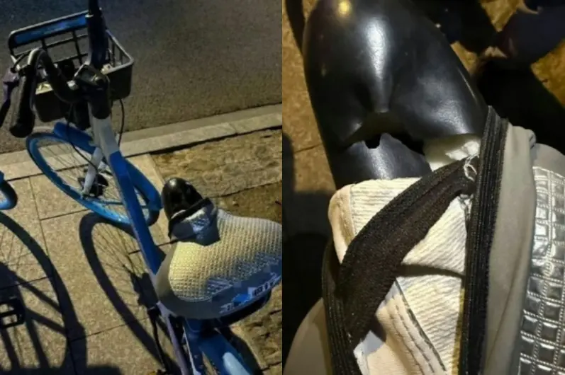共享單車塞情趣用品！人妻邊騎邊震嚇壞 　中國男被逮：想要刺激
