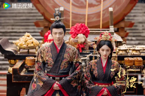 ▲《折腰》由劉宇寧、宋祖兒演出，是騰訊今年度熱度最高的戲劇。（圖／翻攝自微博）