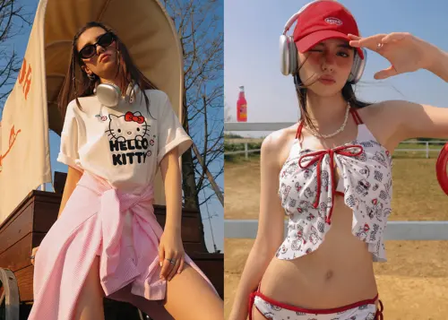 ▲AIR SPACE今夏聯名「烤焦Hello Kitty」。（圖／AIR SPACE提供）