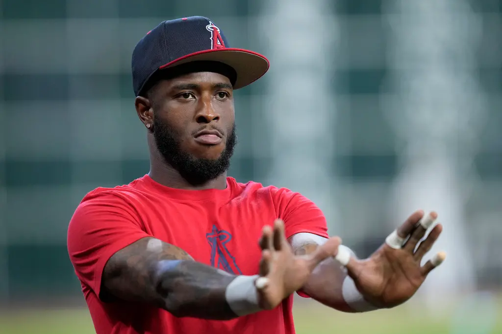 ▲美國職業棒球大聯盟（Major League Baseball）效力於洛杉磯天使的Tim Anderson近況慘澹，本賽季出賽31場，打擊率僅剩2成05，昔日拿下美聯打擊王的風采不再。（圖／美聯社／達志影像）