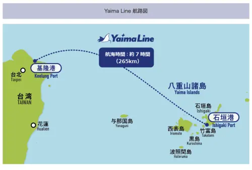 ▲「石垣島-基隆」定期渡輪(圖/翻攝自株式會社商船やいま官網) ▲「石垣島-基隆」定期渡輪(圖/翻攝自株式會社商船やいま官網)