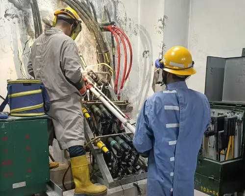 ▲台電鳳山區營業處全面展開各項供電穩定維護工程。(圖／台電鳳山區營業處提供)