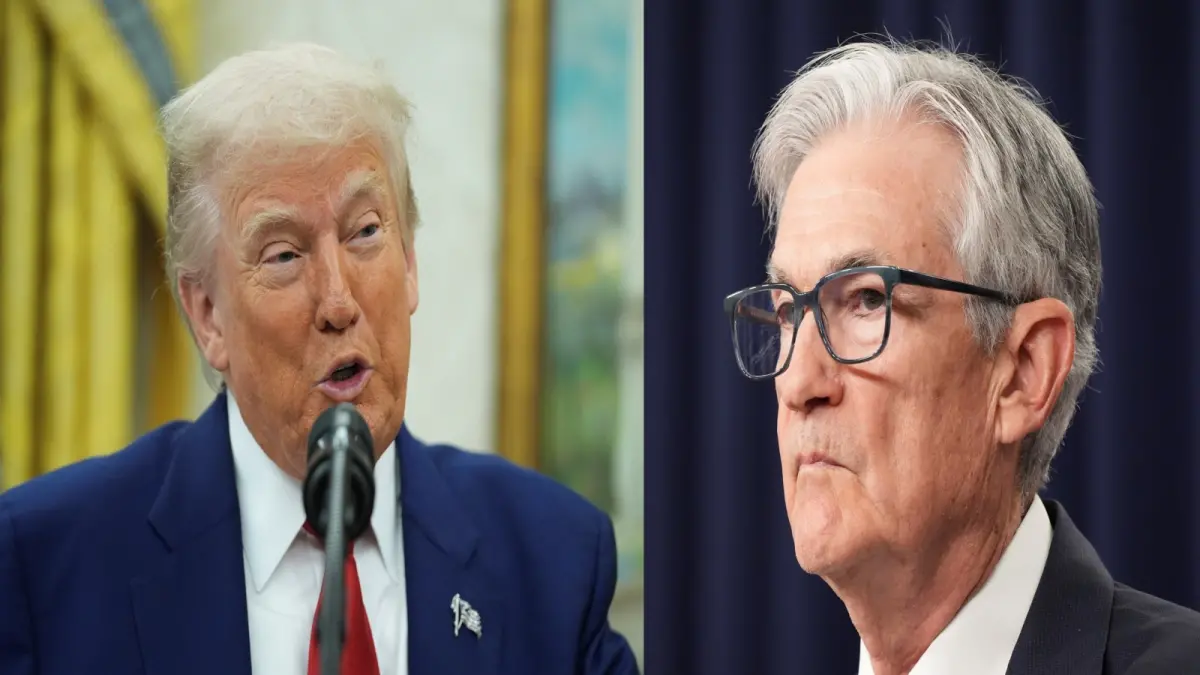 ▲川普表示，聯準會（Fed）理事庫格勒離開是對的，還再度嗆聲聯準會主席鮑爾，要他也趕快走人。（圖／美聯社／達志影像）