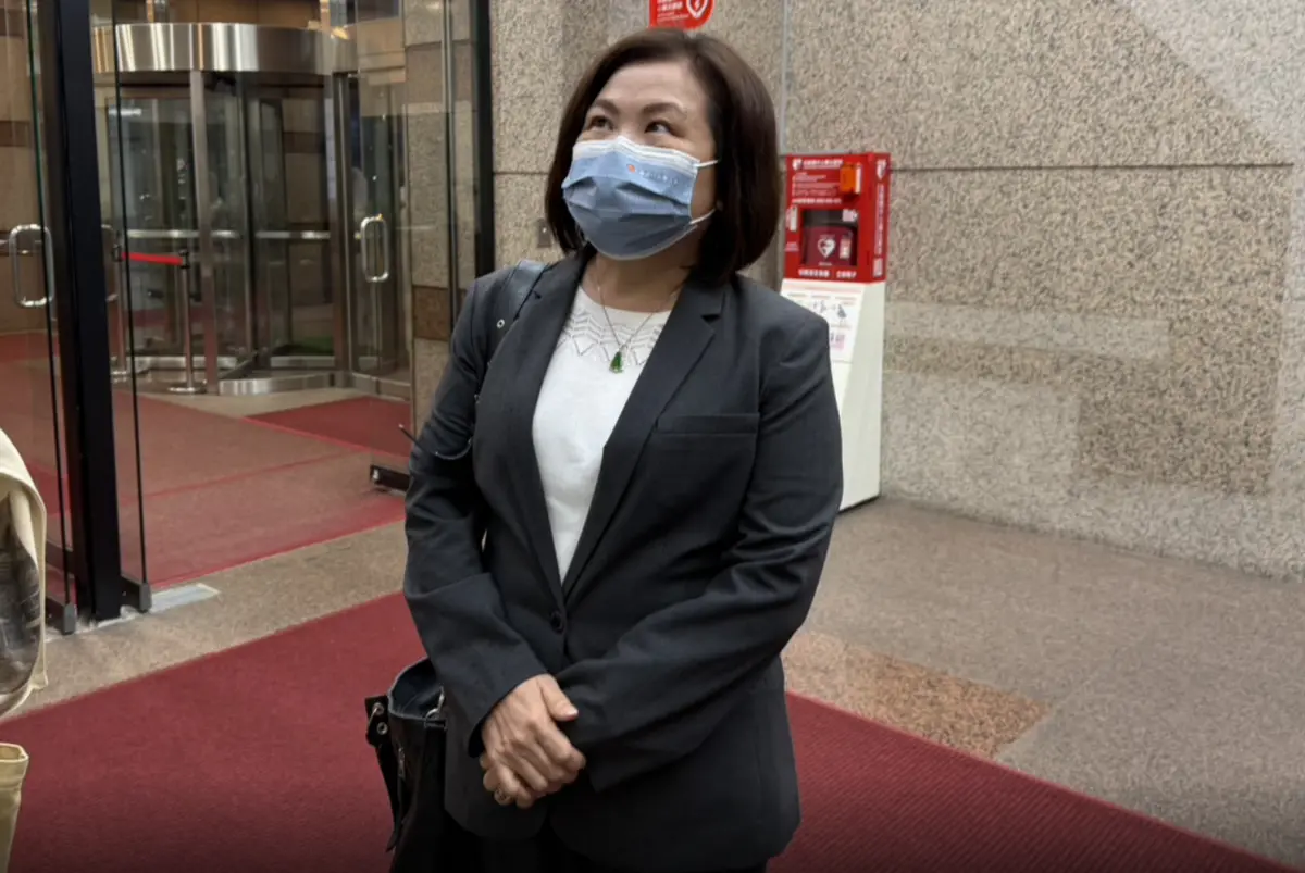 ▲許銘春日前赴民進黨廉政會說明，感嘆最不該參加初選。（圖／記者陳佩君攝）