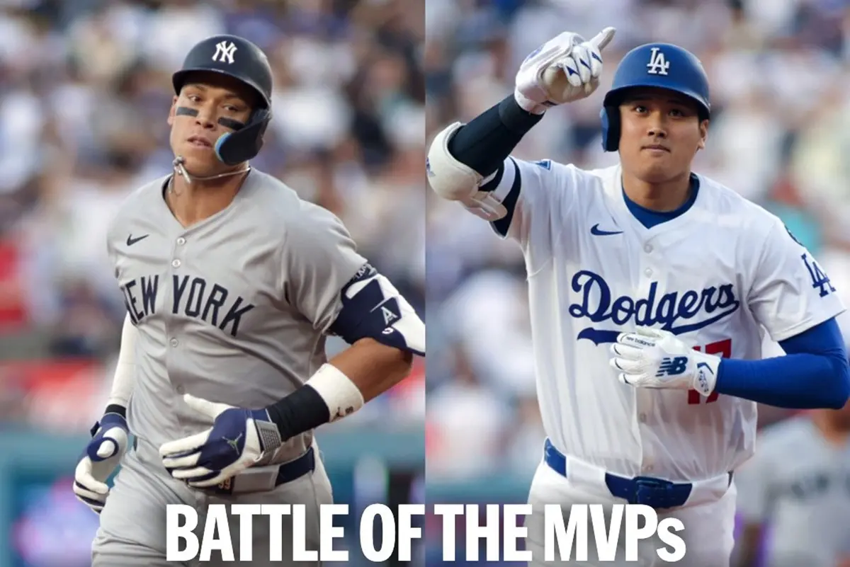 ▲洛杉磯道奇隊主場迎戰紐約洋基，大谷翔平和賈吉（Aaron Judge）先後開轟，這對宿敵似乎將持續這樣的頂尖對決直到永遠。（圖／取自MLB X）