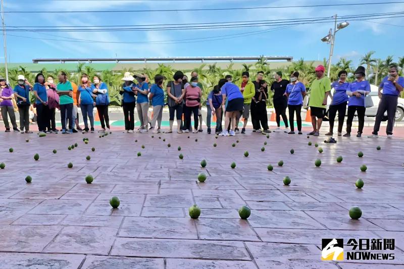 ▲九如鄉為全台最大的檸檬生產地，端午立蛋不稀奇，立檸檬創意十足。（圖／記者莊全成攝，2025.05.31）