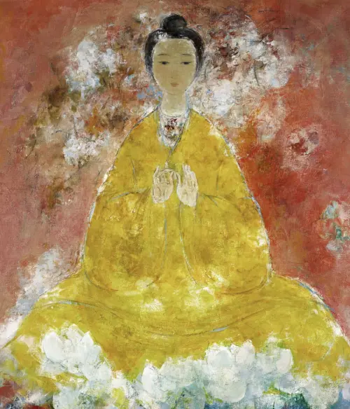 武高談,神逸 ▲越南藝術家武高談作品《神逸》。(圖/翻攝自蘇富比)