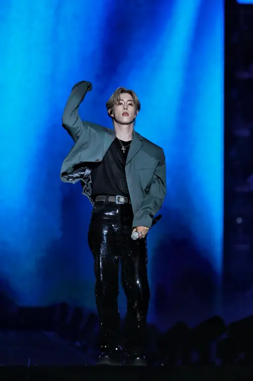 ▲Mark Tuan（段宜恩）KT POP高雄世運演唱會。（圖／讀者提供）