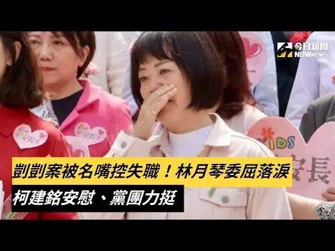 剴剴案被名嘴控失職！林月琴委屈落淚　柯建銘安慰、黨團力挺｜NOWnews