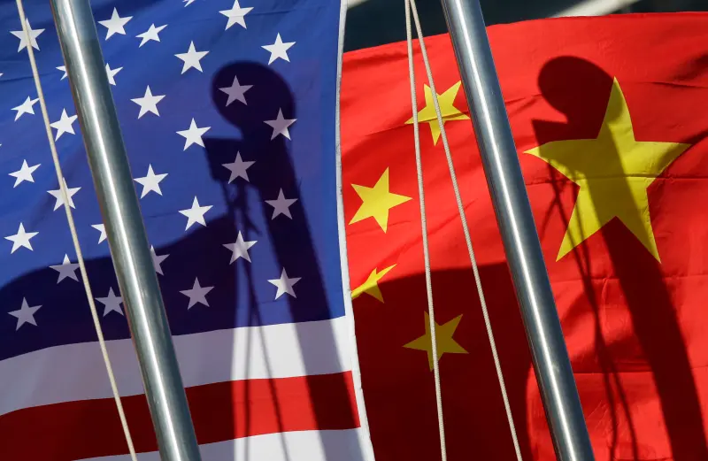 ▲美國與中國持續在各大議題上進行對抗。(圖/路透社/達志影像)
