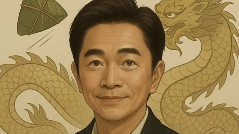 ▲吳宗憲透過AI生成人像圖發出端午節祝福，笑說自己「撞臉梁朝偉」，還真讓不少網友誤認，怎料下秒又與「胖虎」一角有幾分相像，掀起不小話題。（圖／翻攝自吳宗憲IG）