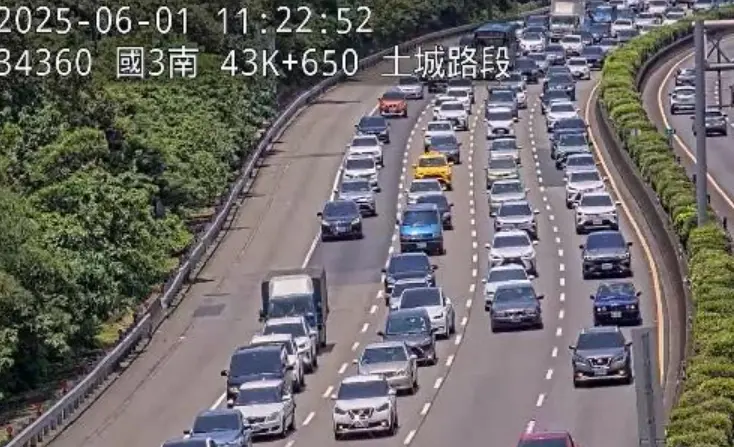 收假日國道3事故回堵！下午11易塞路段先掌握　另有陣雨留意路況