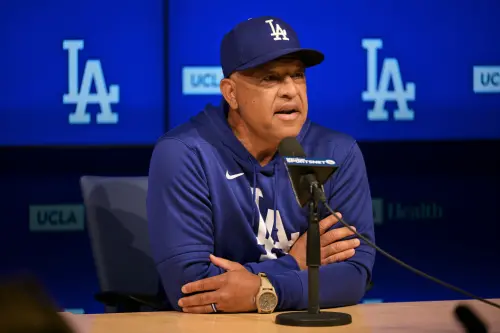 MLB／道奇教頭想借酒澆愁？國聯西區龍頭失守　羅伯斯坦言沒想到
