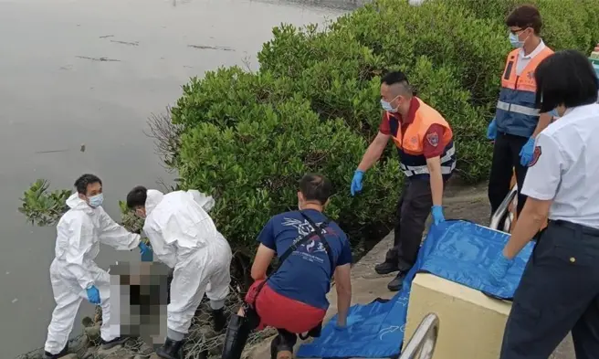 ▲ 台北市淡水河畔1日上午6時許驚傳浮屍案，警方獲報到場後確認為死者為李姓男子，並在其住家找到留給家人的書信。（圖／翻攝畫面）