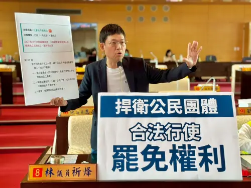 ▲台中市議員林祈烽要求，公民行使合法罷免權利，應該受到法律保護。（圖／林祈烽提供，2025.06.02）
