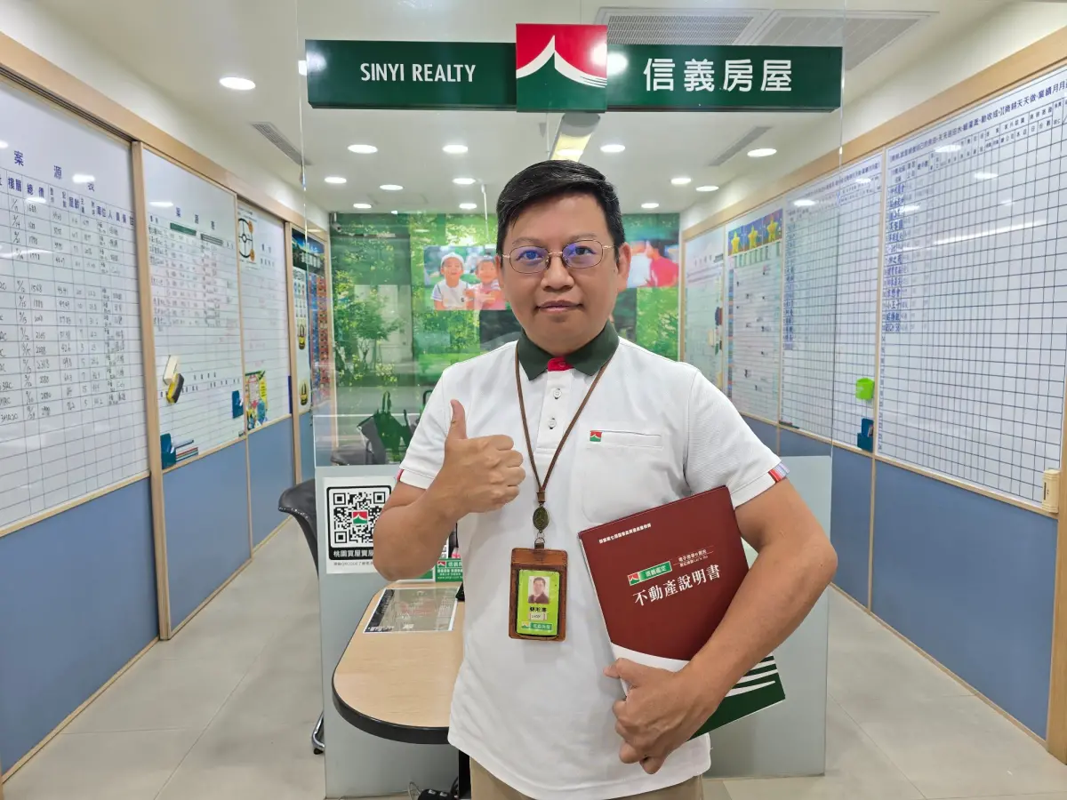 ▲信義房屋桃園中正店副手簡淞澤認為，有些選擇不需勉強，服務不該建立在「非買不可」的前提之上。（圖／信義房屋提供）