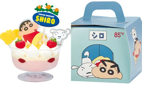 蠟筆小新周邊開搶!85度C公仔蛋糕 品田豬排咖哩、隱藏甜點一覽 ▲「蠟筆小新-花園裡的小白」切片蛋糕售價78元。(圖/85度C提供)