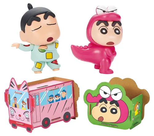 蠟筆小新周邊開搶!85度C公仔蛋糕 品田豬排咖哩、隱藏甜點一覽 ▲85度C蠟筆小新蛋糕吃完,還有造型公仔、蛋糕盒墊高版設計的存錢筒、置物盒可收藏。(圖/85度C提供)