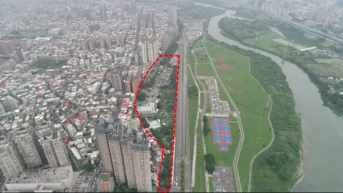 ▲何世昌認為，中和秀朗橋北側重劃區是下一個百萬俱樂部成員。（圖／翻攝自新北市政府施政成果網）