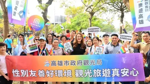 ▲高市觀光局率旅宿業力參與第15屆同志大遊行。(圖/高市府觀光局提供) ▲高市觀光局率旅宿業力參與第15屆同志大遊行。(圖/高市府觀光局提供)