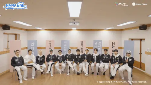 ▲SEVENTEEN超敏銳，識破羅PD計謀拍攝《NANA bnb with SEVENTEEN》。（圖／Hami Video）