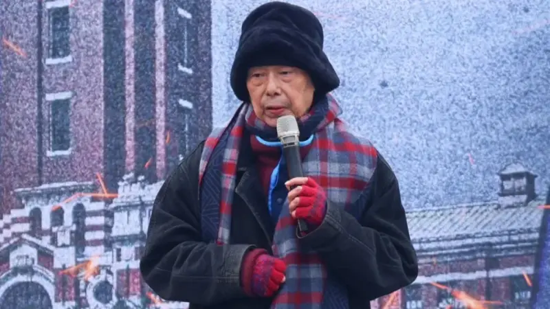 民進黨元老林正杰過世　公眾活動最後身影曝！1月冒雨「釘孤枝」