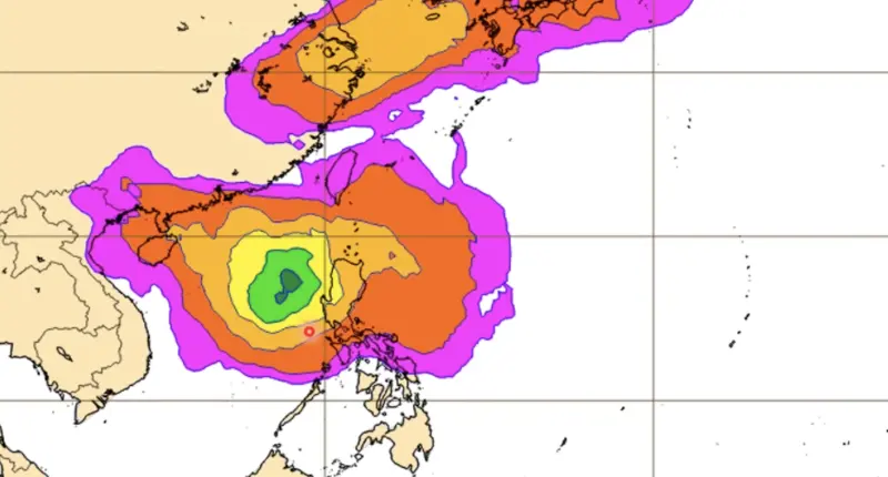▲下週在南海至菲律賓一帶有熱帶系統發展，有機會成為今年第1號颱風。（圖／賈新興提供）