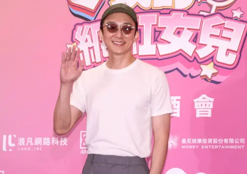 ▲懷秋在《我的網紅女兒》中負責搞笑，也有動作演出，某場戲還要被辣椒水噴到邊講話邊哭，他後來用了精油藥膏幫助刺激出眼淚。（圖／記者朱永強攝）