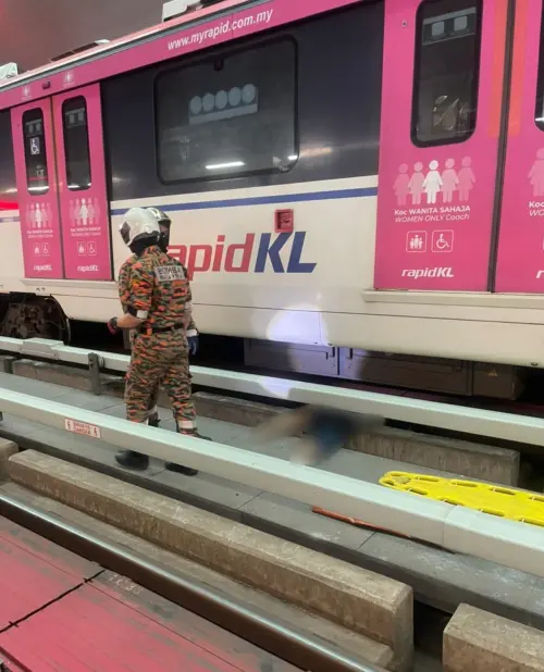 台男馬來西亞失足落軌遭輾斃！現場畫面曝
