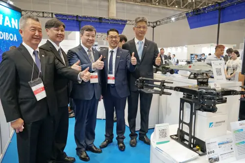 ▲工研院也參展展示6項自主研發無人機創新技術，鎖定巡檢、物流運輸等高值應用市場，積極鏈結台灣供應鏈與國際買主，展現搶進日本市場的決心與實力。（圖／工研院提供）