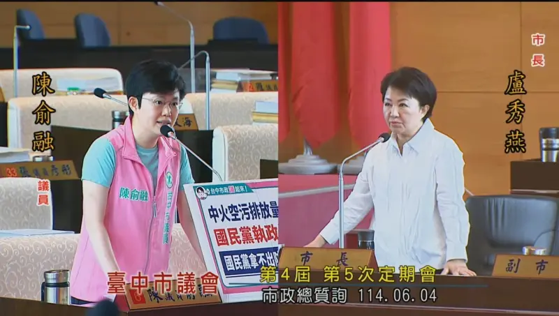 首度表態！綠議員逼問是否支持核電？盧秀燕終於給答案了