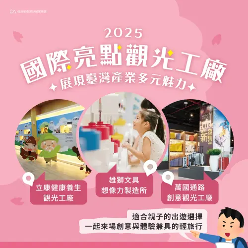 不出國也可讓小朋友放電!國際亮點觀光工廠今年新增3間